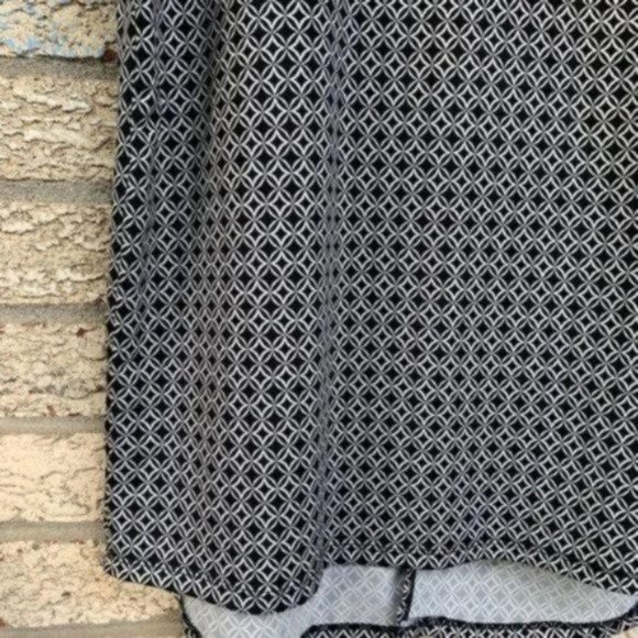 Jonathan Martin black grey geometric pattern top Large - Picture 5 of 7